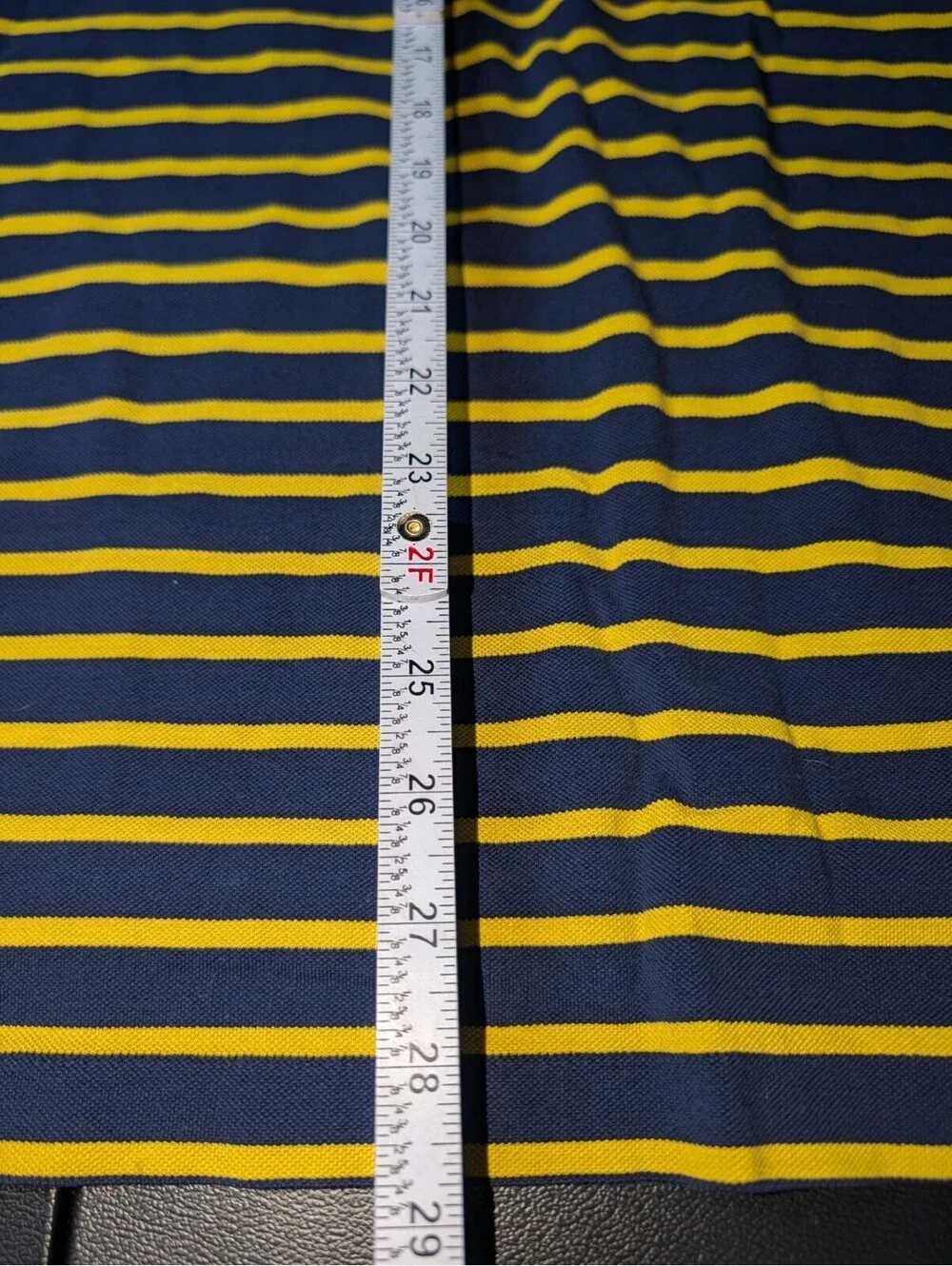 Polo Golf Ralph Lauren Polo Blue Yellow Stripe XL Vintage